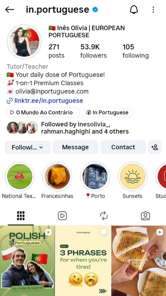 Video introduction to Inês, your Portuguese teacher